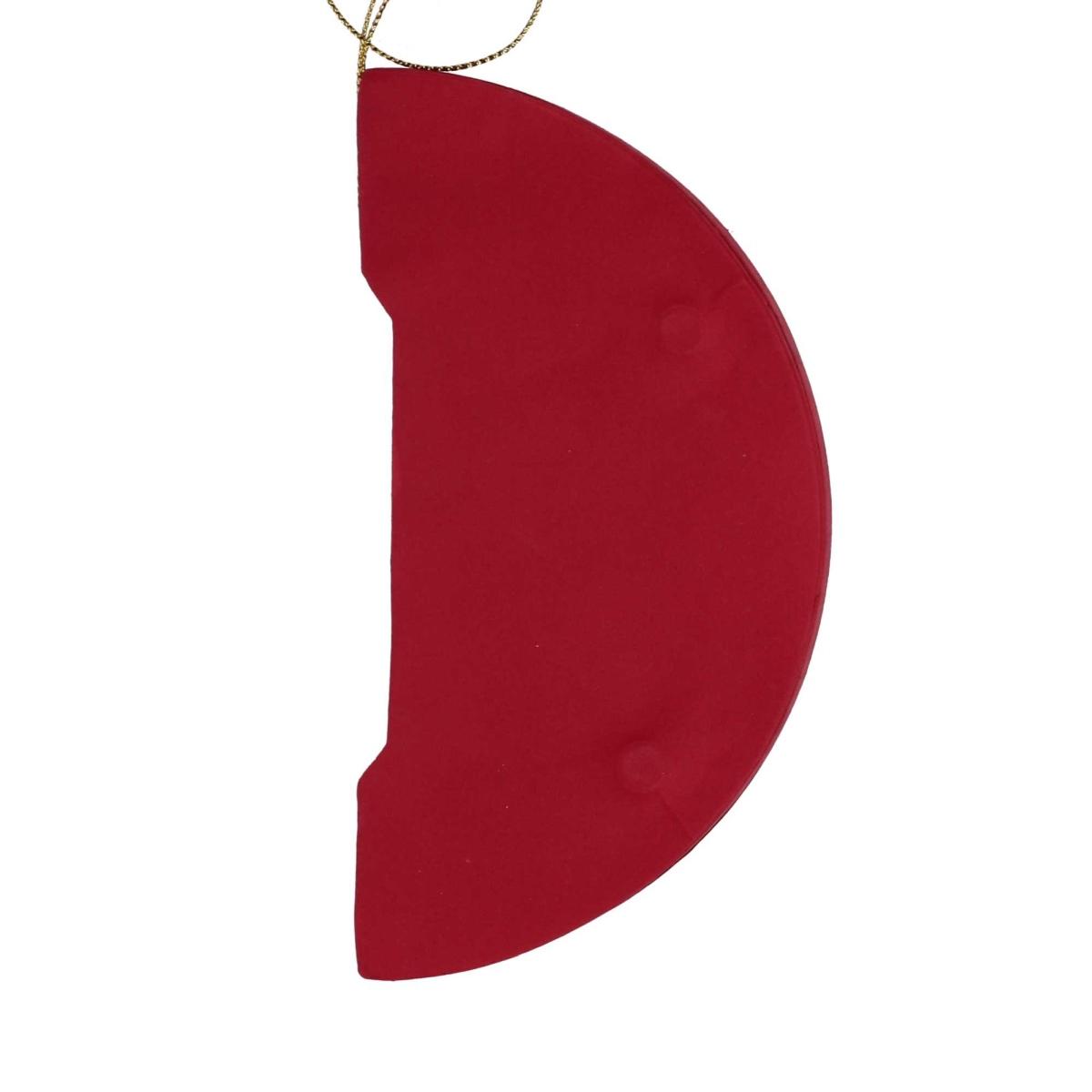 Pallina natalizia carta rossa nido ape Ø 15 cm
