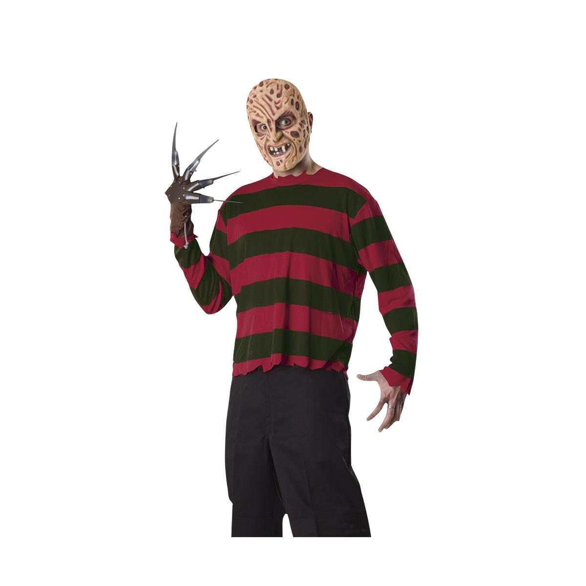 Costume freddy krueger maglia guanti maschera
