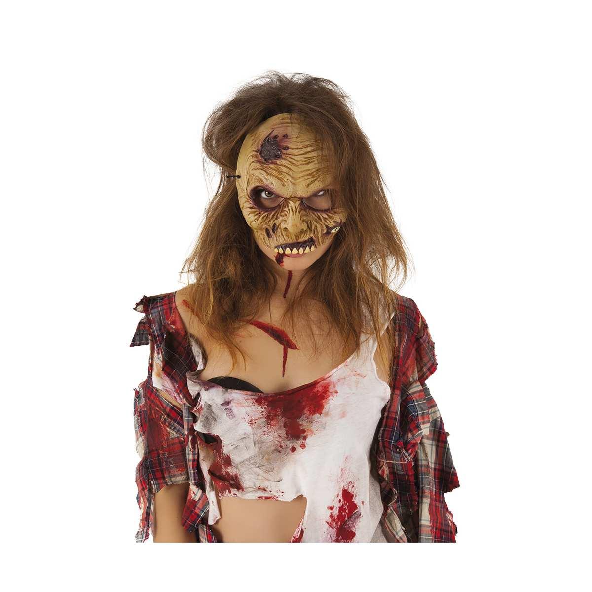Maschera viso lattice horror zombie