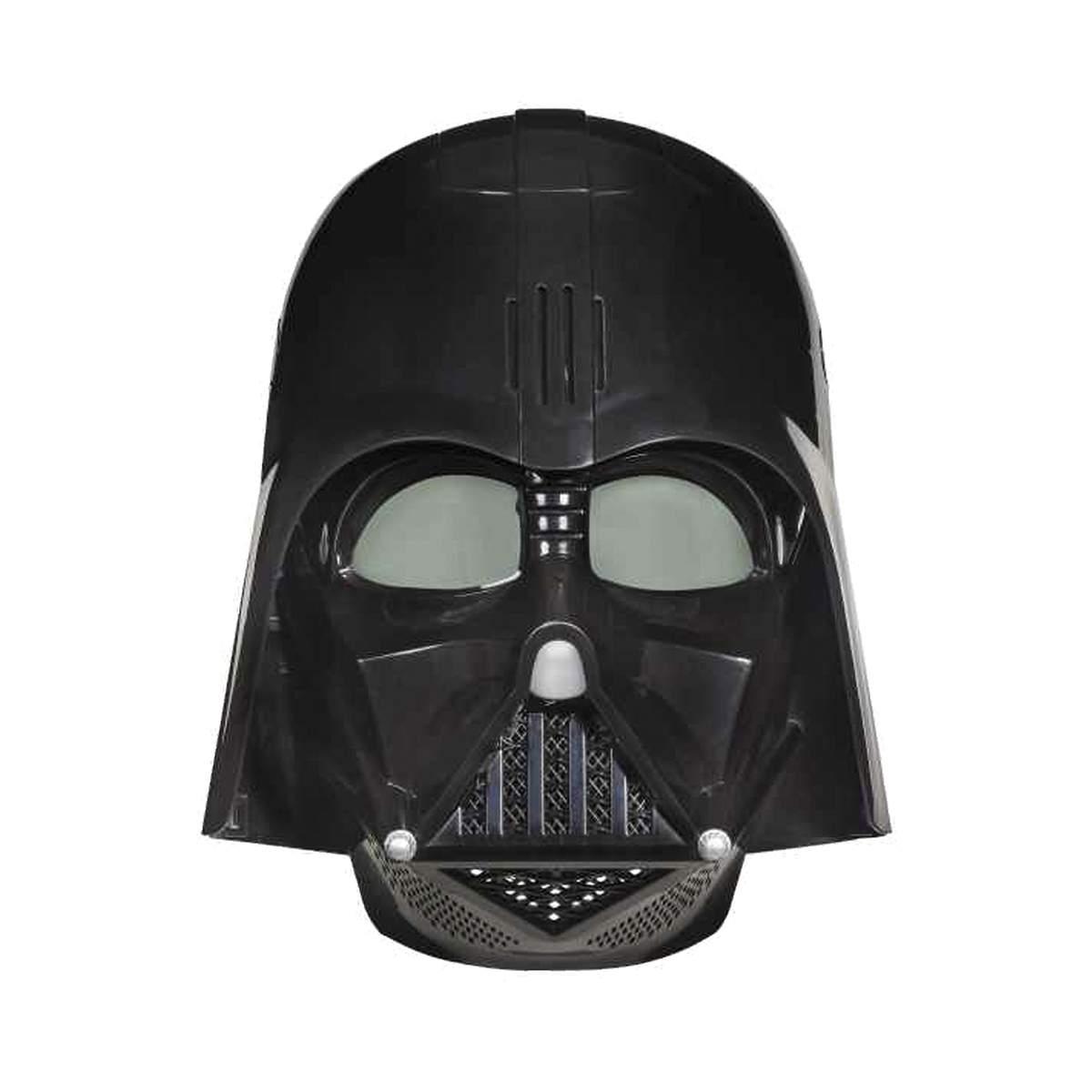 Maschera viso pvc star wars darth vader nera