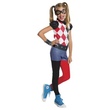 Costume harley quinn super hero