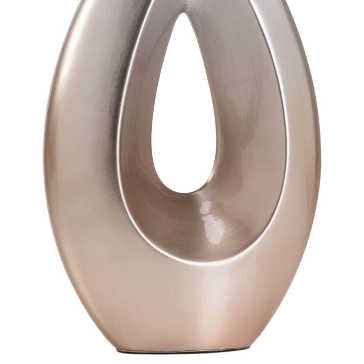 Vaso ceramica goccia ombre oro alto 29 x 63 cm