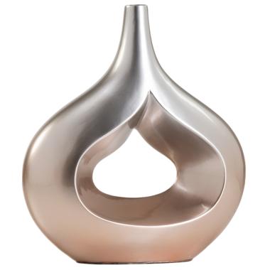 Vaso ceramica goccia ombre oro 36 x 40 cm