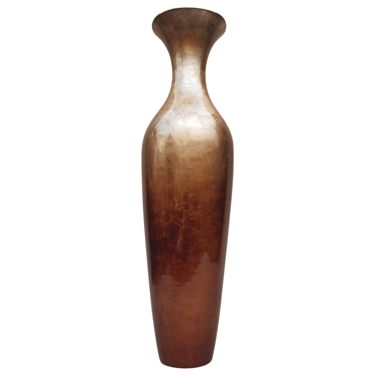 Vaso ceramica argento bronzo