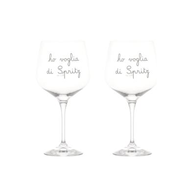 Bicchiere Vetro p2 Calice ho Voglia di Spritz Simple Day |Simple