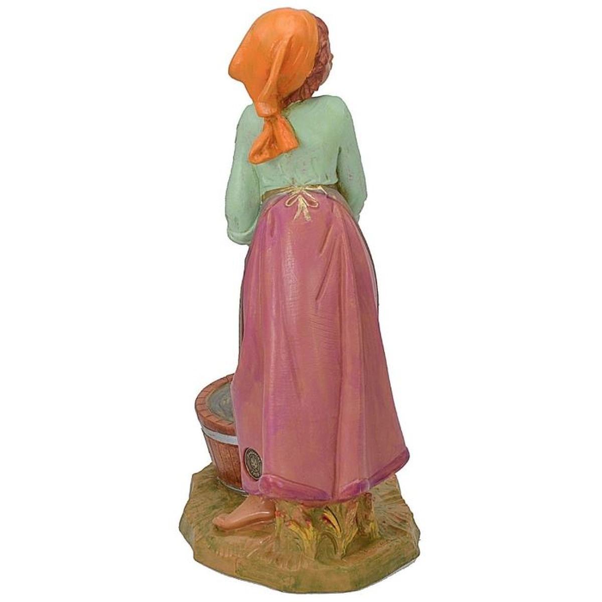 Statua presepe 30 cm lavandaia