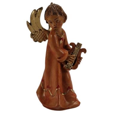 Statua presepe 12 cm angelo che suona la lira