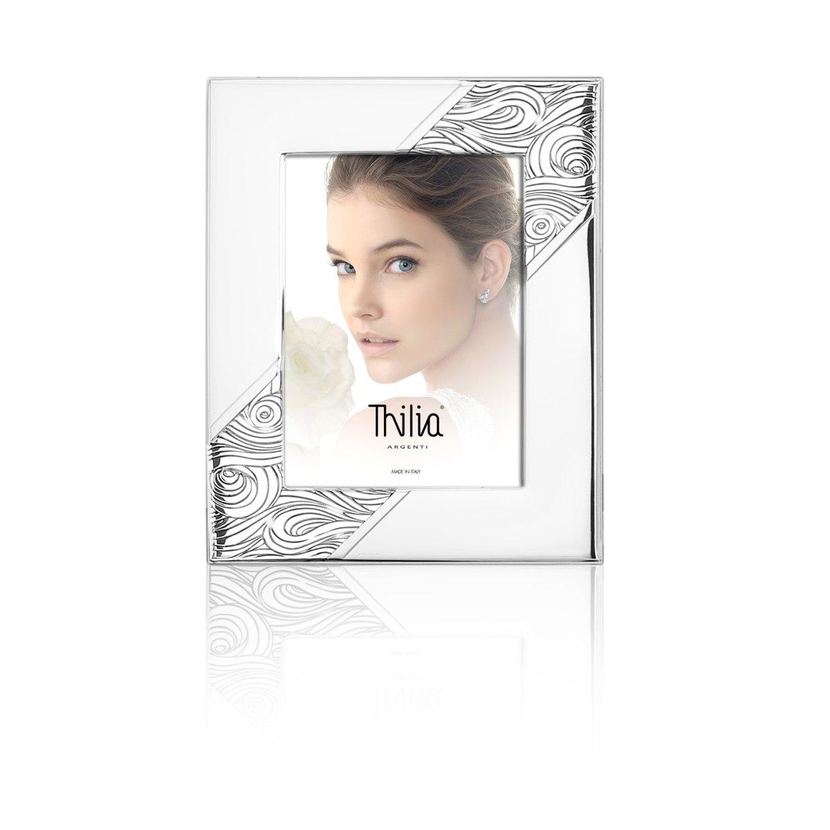 Cornice argento thilia 13 x 18 cm