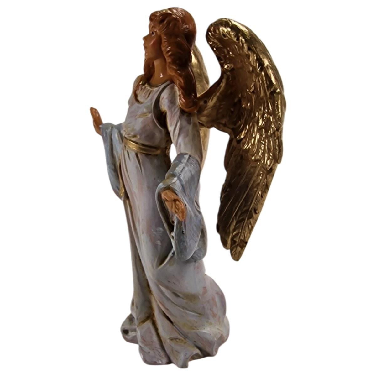Statua presepe 12 cm angelo ali