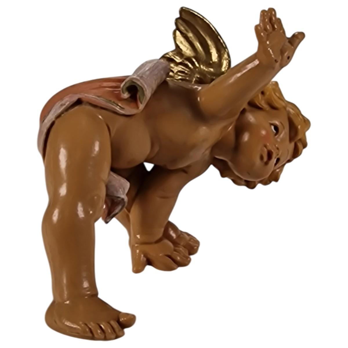 Statua presepe 10 cm angelo rotolante mod modello a