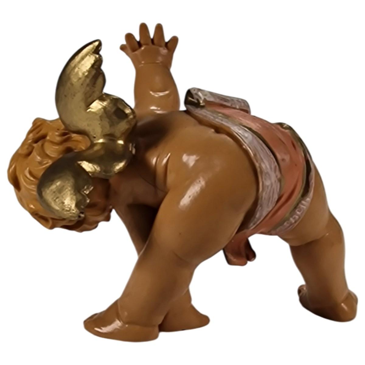 Statua presepe 10 cm angelo rotolante mod modello a