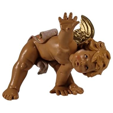 Statua presepe 10 cm angelo rotolante mod modello a