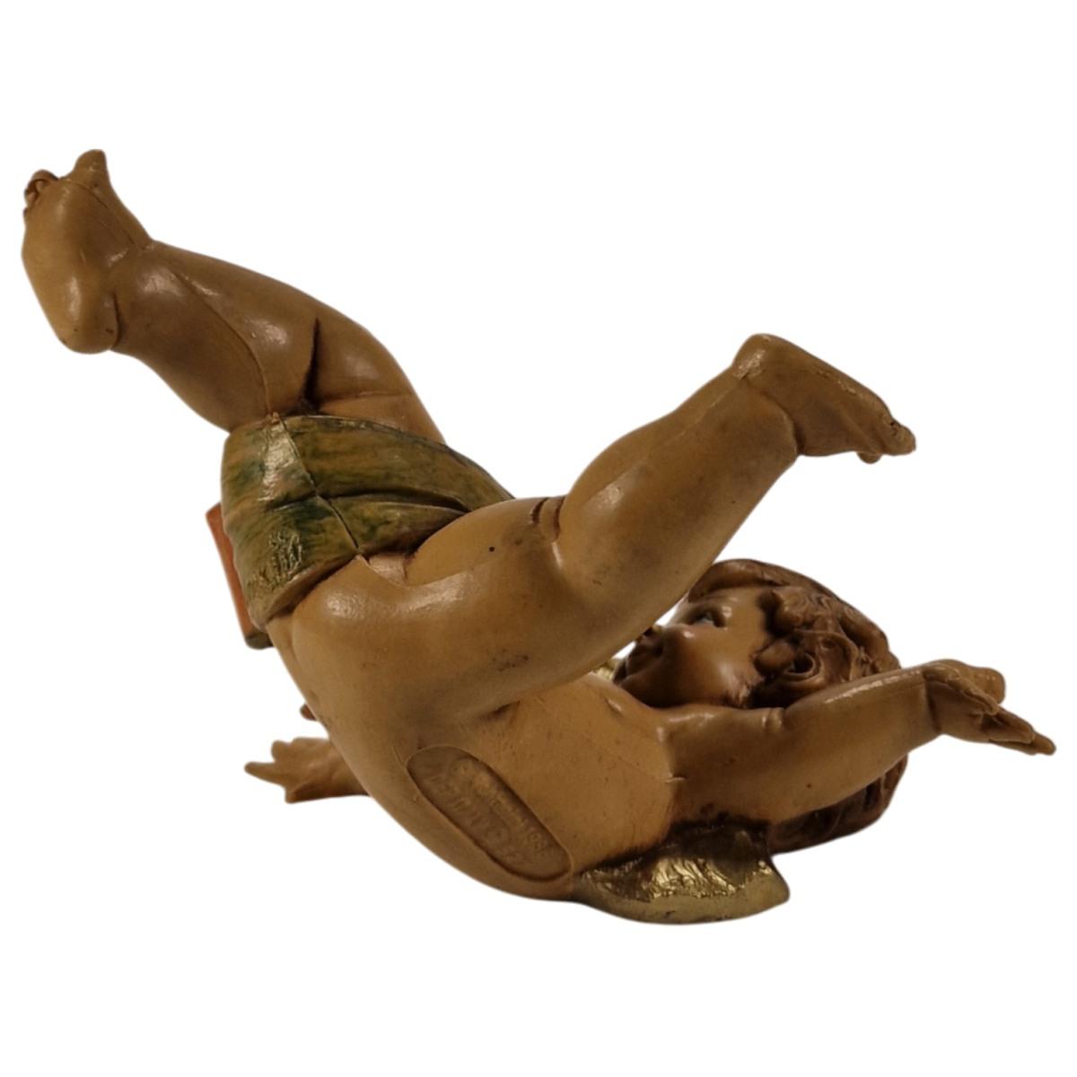 Statua presepe 10 cm angelo rotolante mod modello d