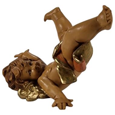 Statua presepe 10 cm angelo rotolante mod modello d
