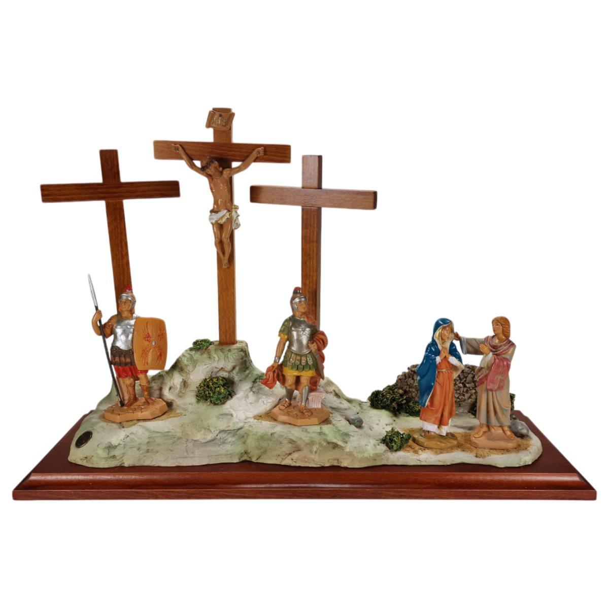Scena presepe 12 cm crocifissione statue 12 cm