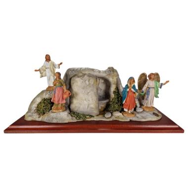 Scena presepe 12 cm resurrezione statue 12 cm
