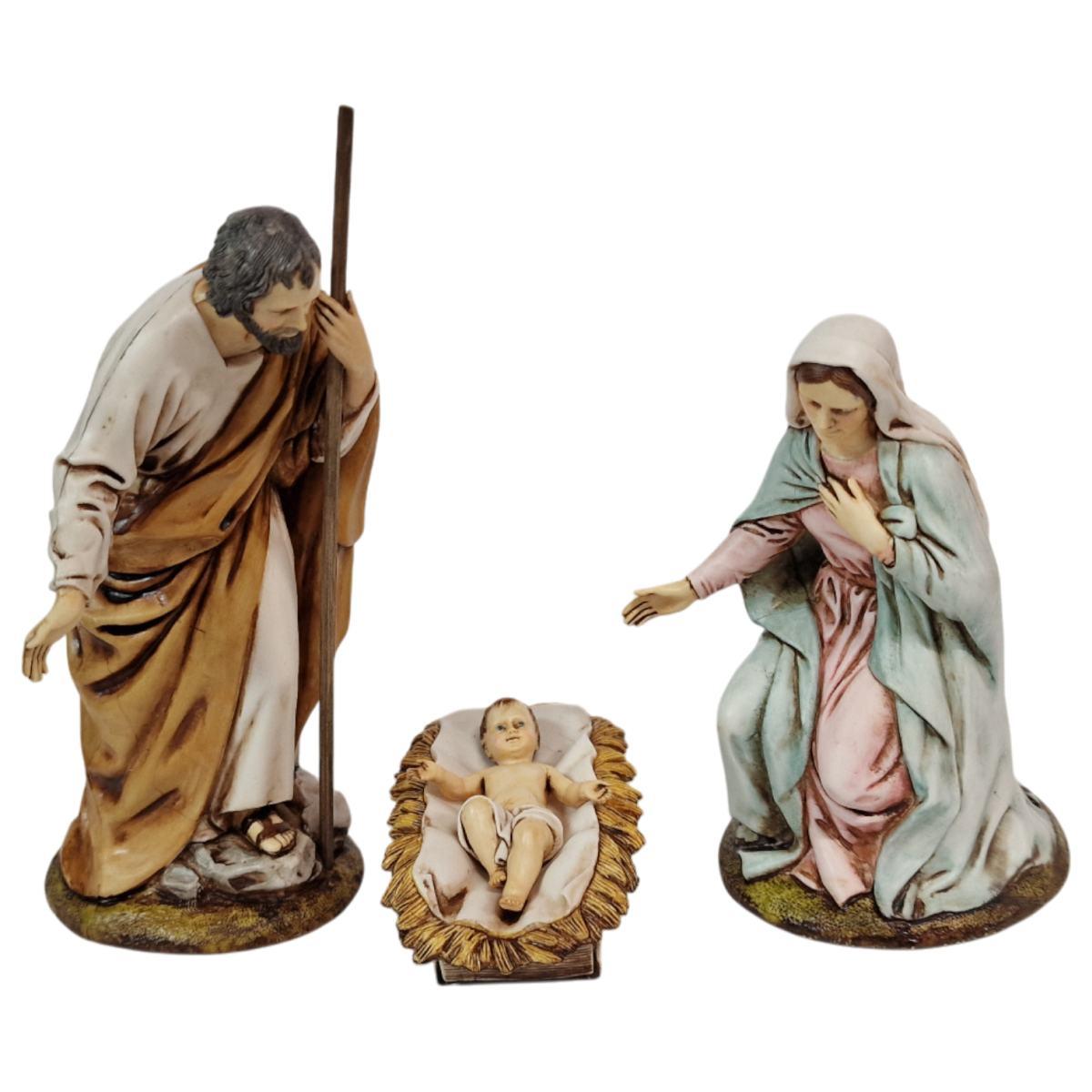 Statua presepe 15 cm natività pvc