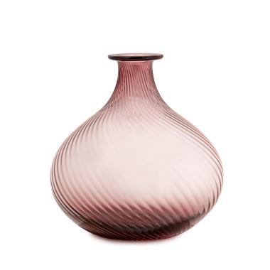 Vaso vetro helix rosa 19 x 27 cm