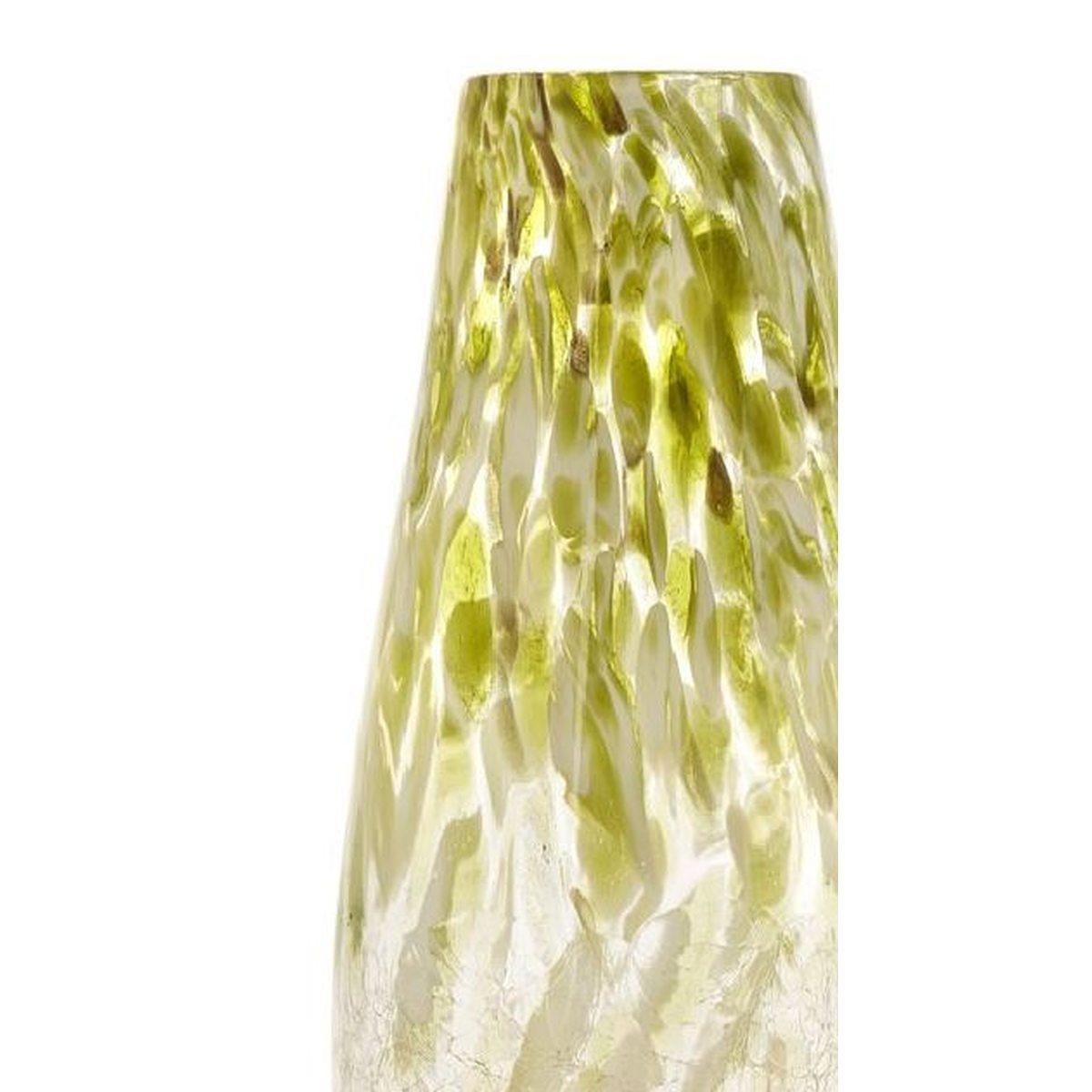 Vaso vetro topazio verde 15,5 x 37,5 cm