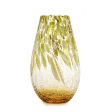 Vaso vetro topazio verde 16,5 x 29,5 cm