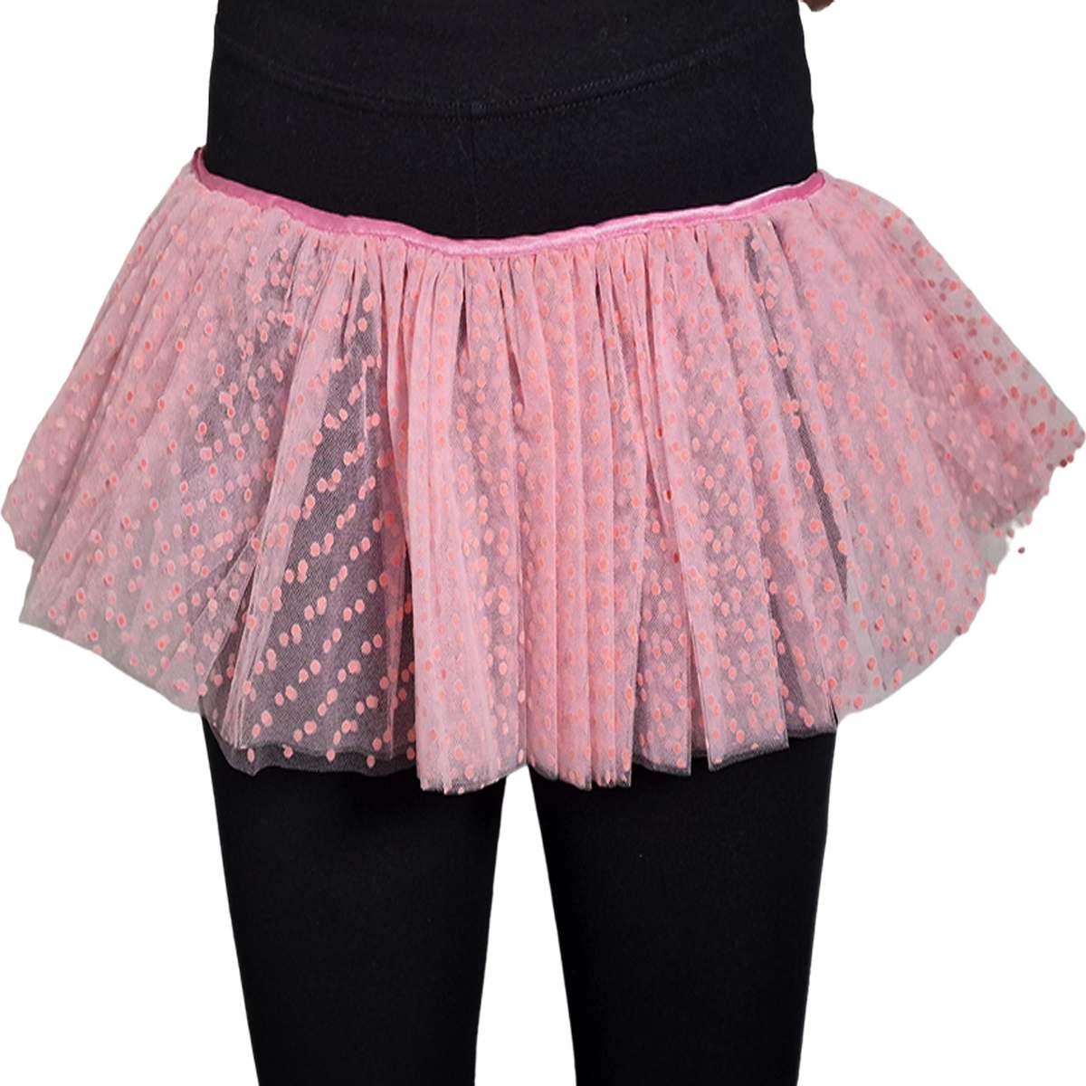 Gonna tulle rosa incrocio
