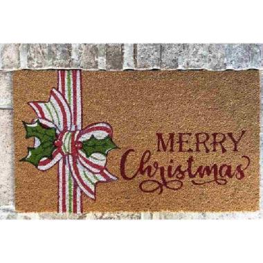 Zerbino cocco natale sagomato scritta 40 x 70 cm