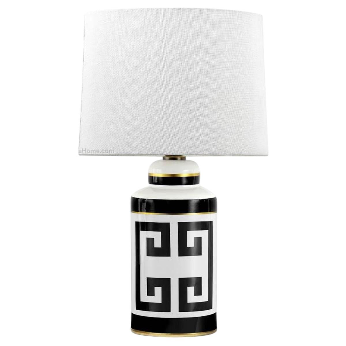 Lampada tavolo porcellana olympia 28 x 45 cm