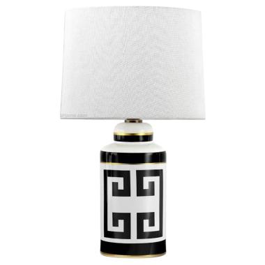 Lampada tavolo porcellana olympia 28 x 45 cm