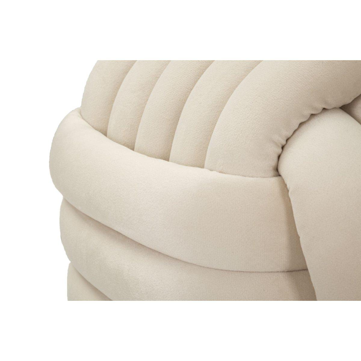 Pouf Softy Crema cm.45x45x45