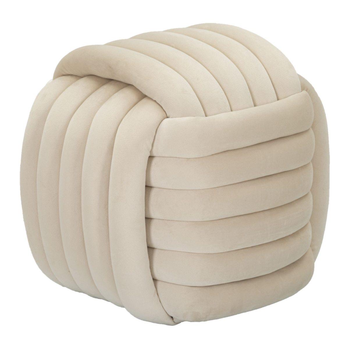 Pouf Softy Crema cm.45x45x45