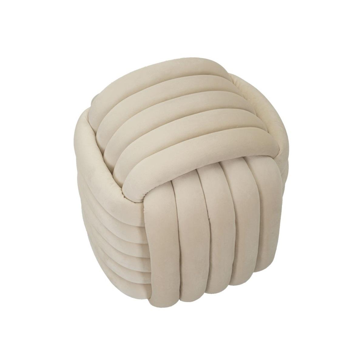 Pouf Softy Crema cm.45x45x45