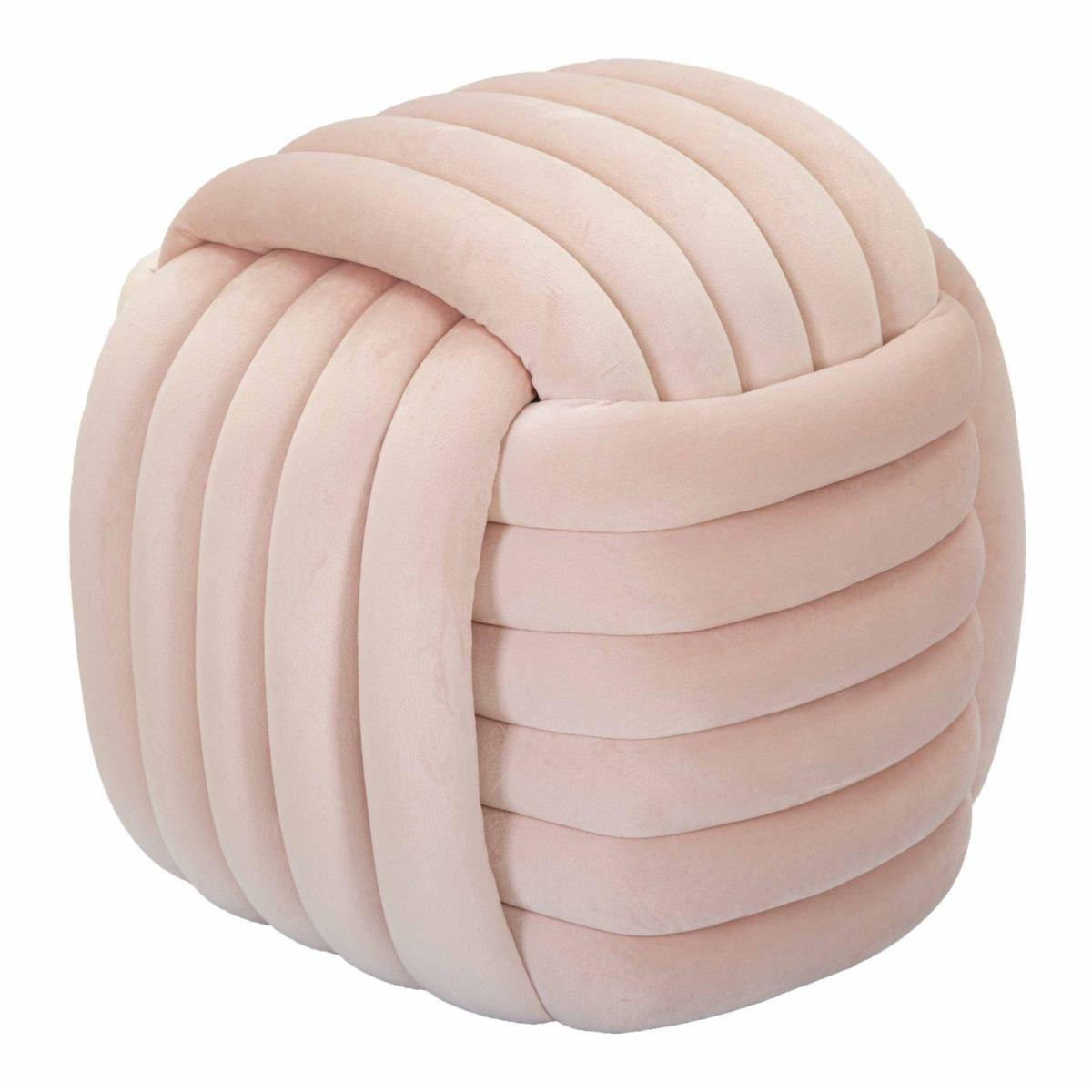 Pouf softy rosa 45 x 45 x 45 cm