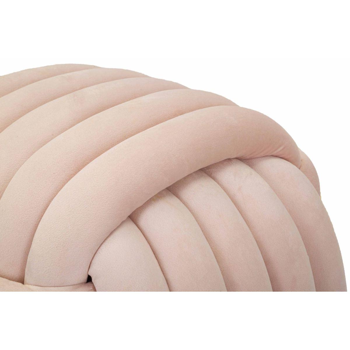 Pouf softy rosa 45 x 45 x 45 cm