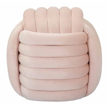 Pouf softy rosa 45 x 45 x 45 cm