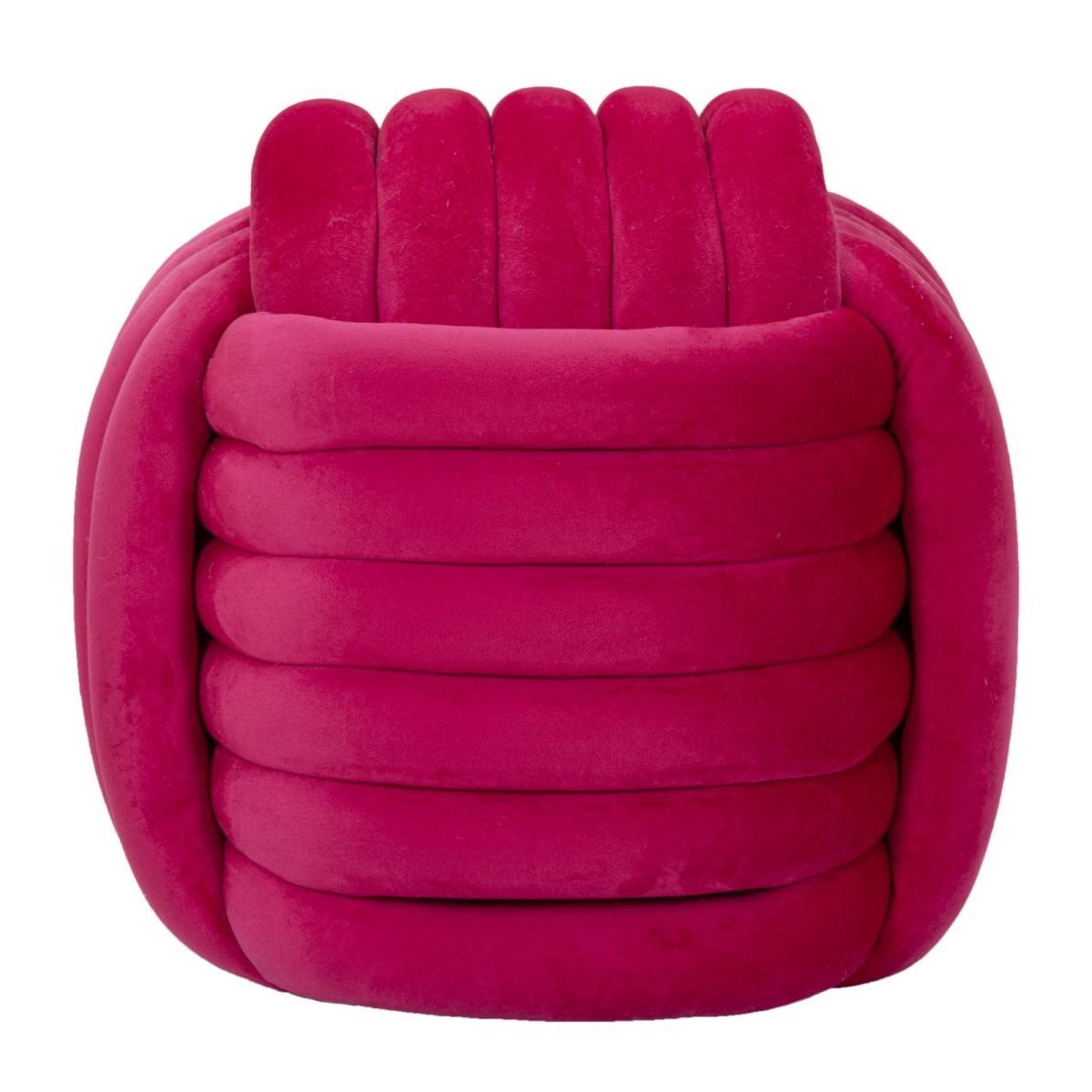 Pouf softy fuxia 45 x 45 x 45 cm