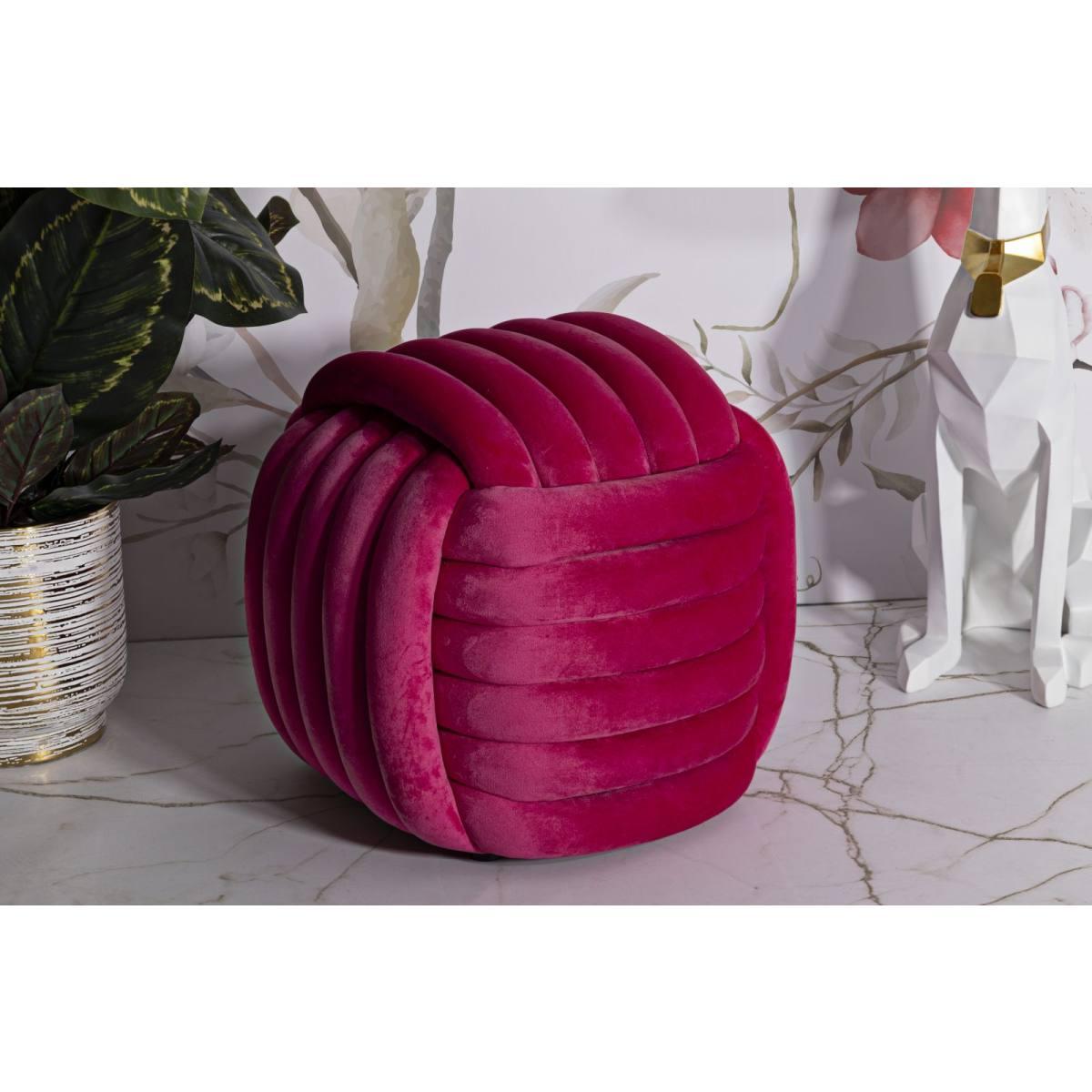 Pouf softy fuxia 45 x 45 x 45 cm