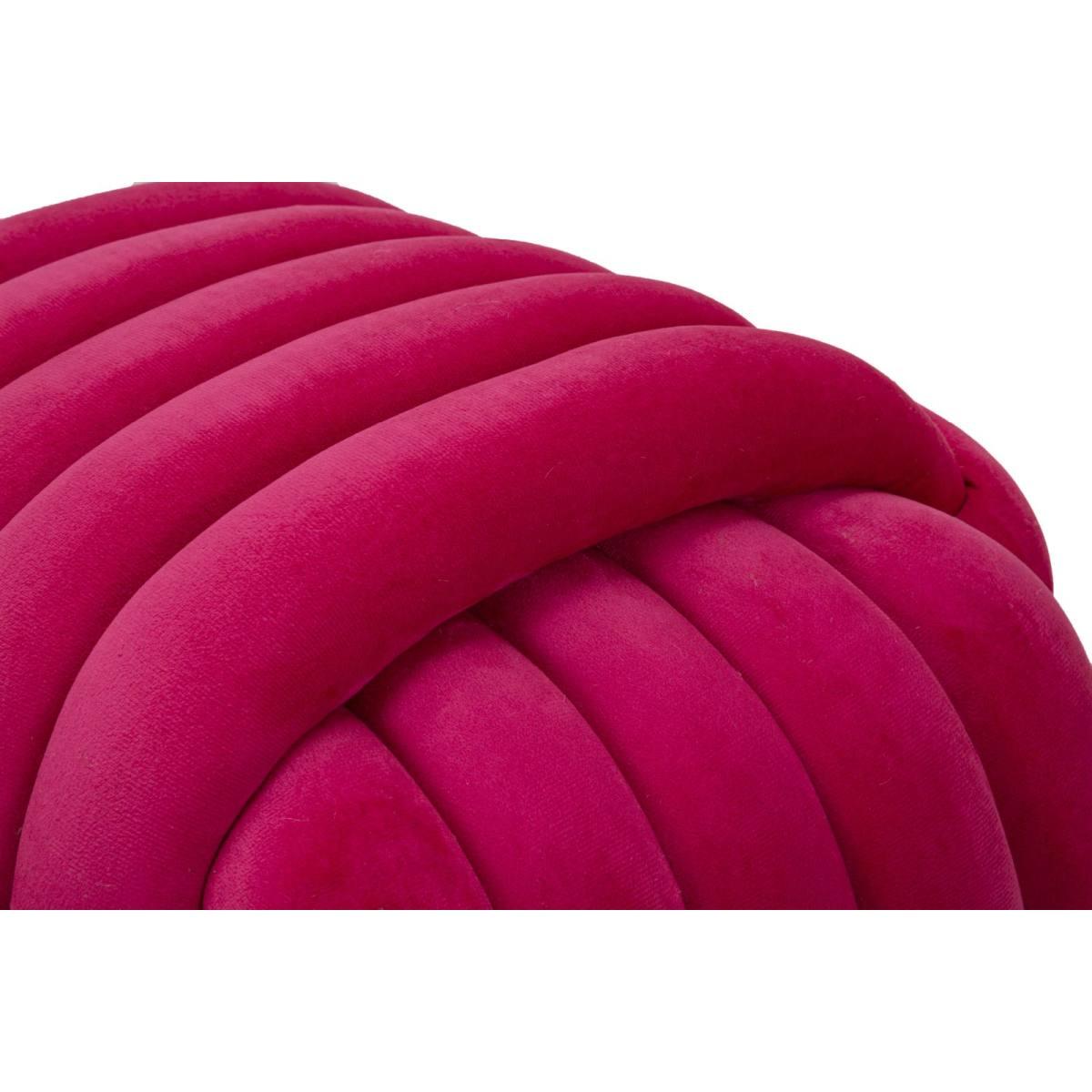 Pouf softy fuxia 45 x 45 x 45 cm
