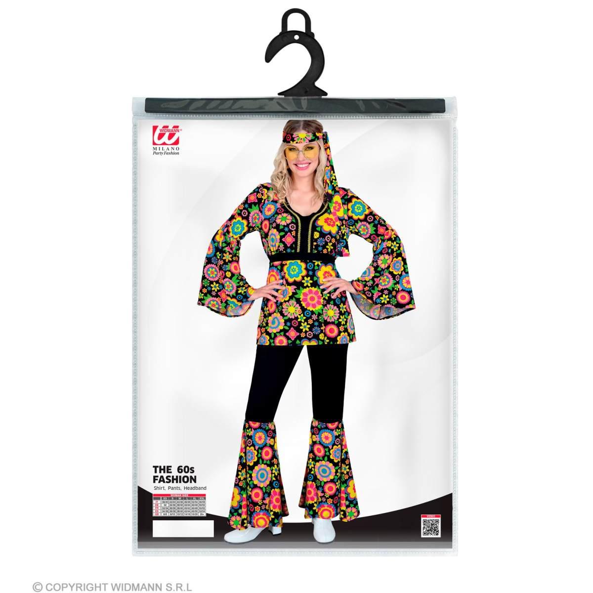 Costume hippie anni 70 80 nero