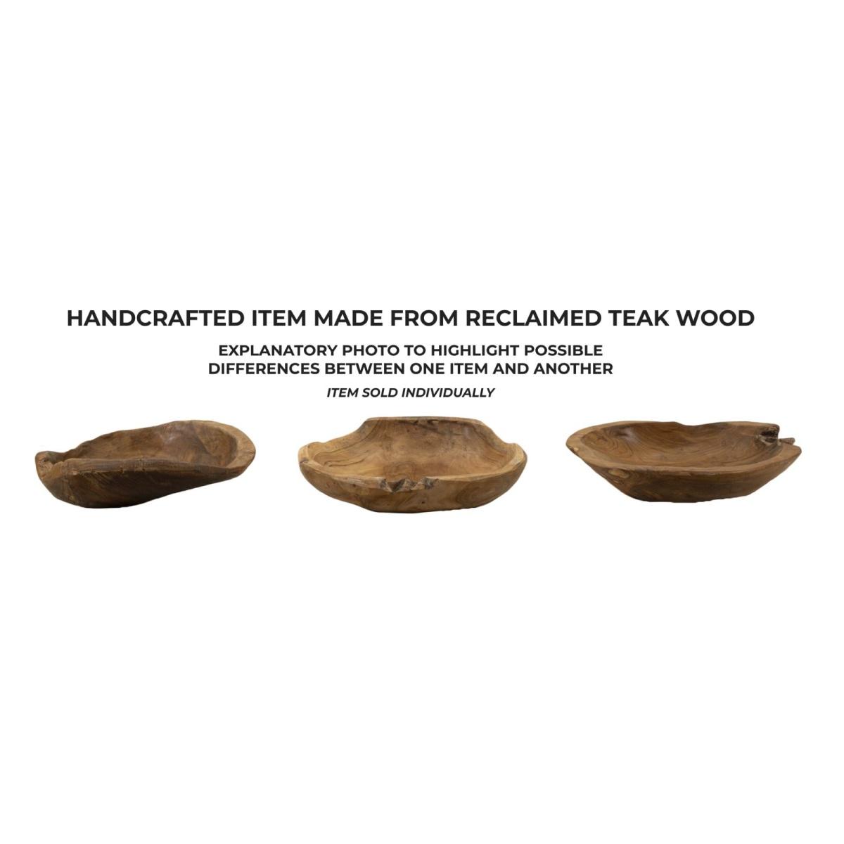 Svuota tasche tipic teak massello