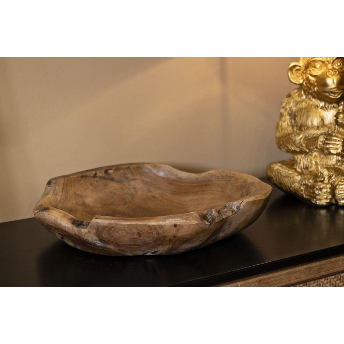 Svuota tasche tipic teak massello
