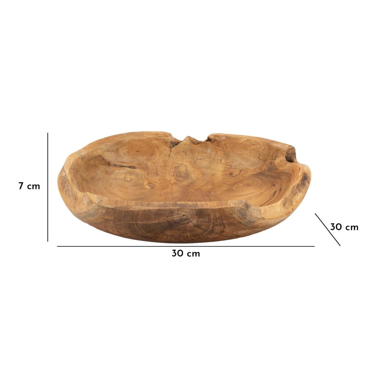 Svuota tasche tipic teak massello