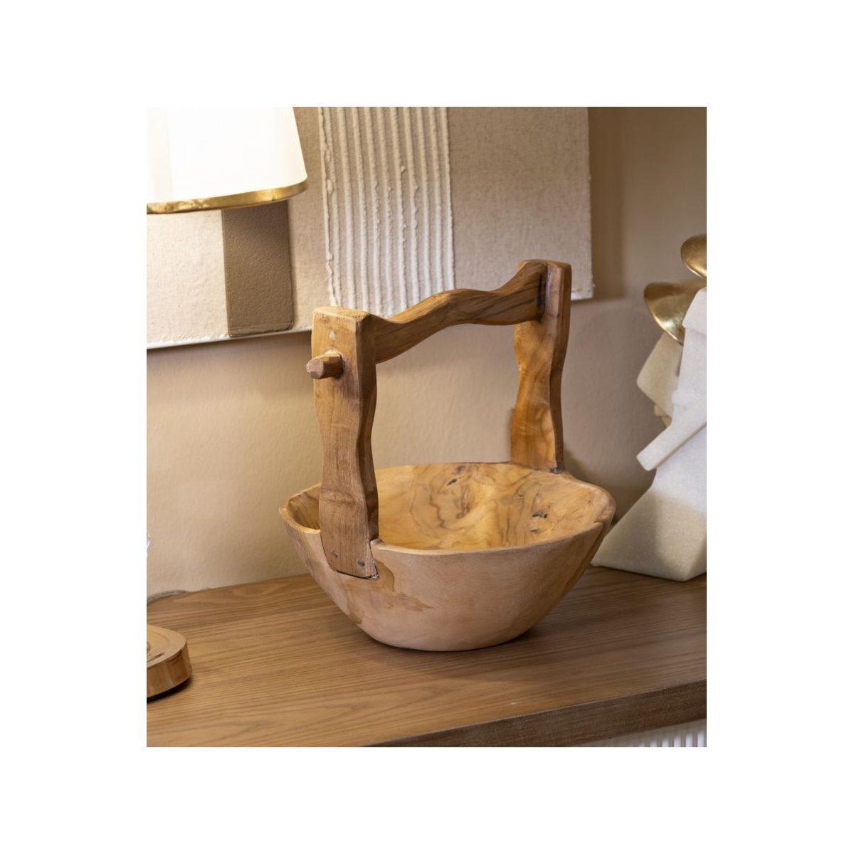Svuota tasche narro timbo riciclato massello 32 x 25 x 27 cm