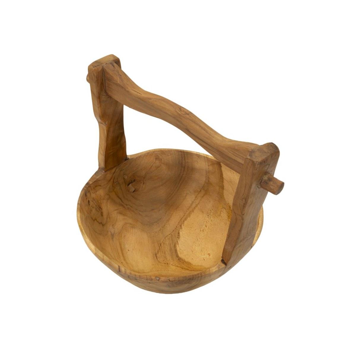 Svuota tasche narro timbo riciclato massello 32 x 25 x 27 cm