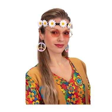 Occhiali hippie orecchini fascia