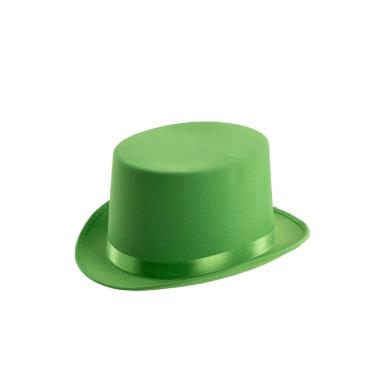 Cappello cilindro verde feltro