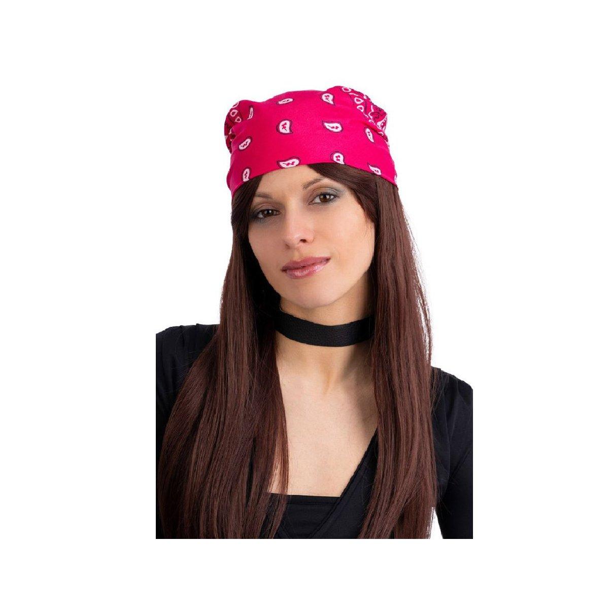 Bandana cowboy rosa fluo