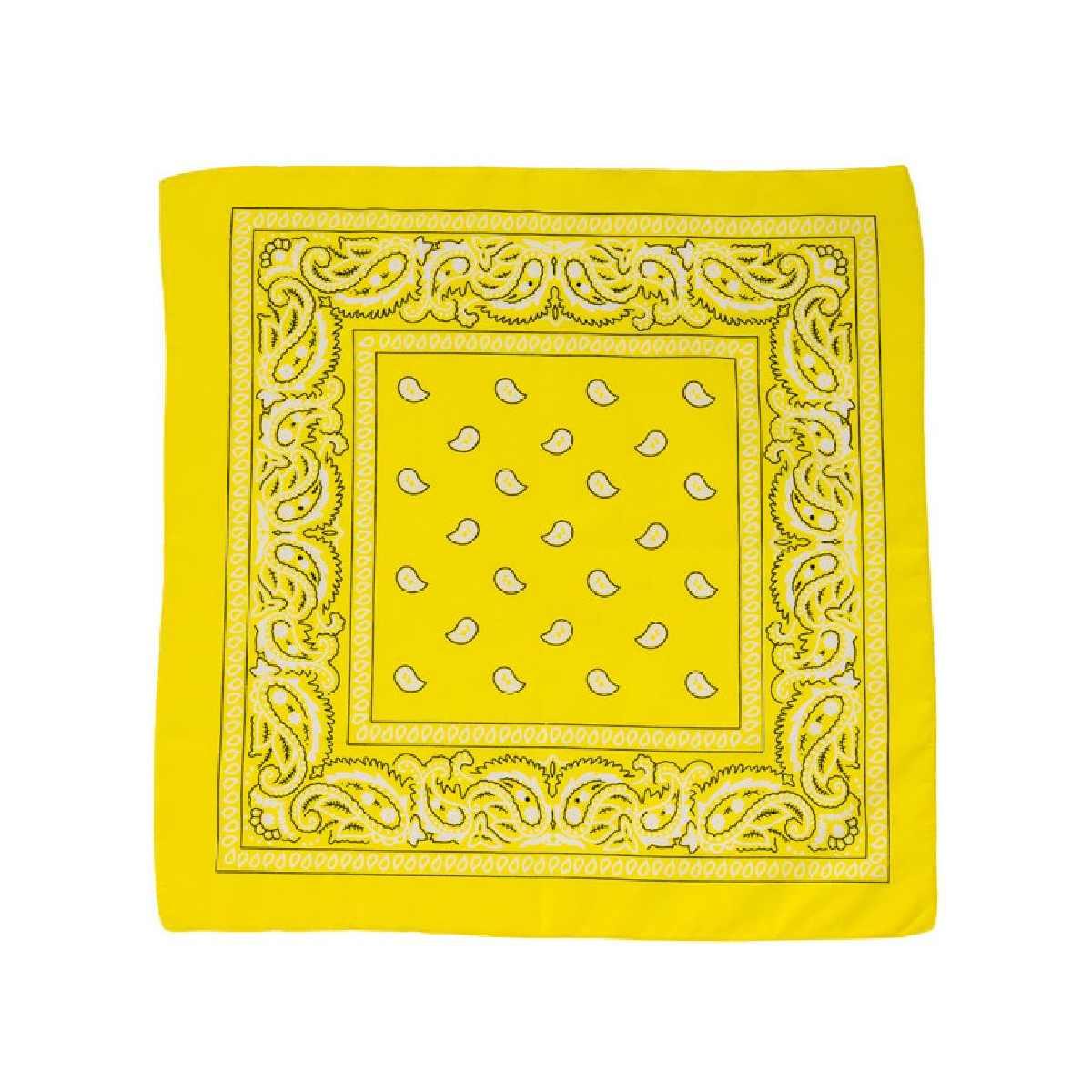 Bandana cowboy giallo fluo