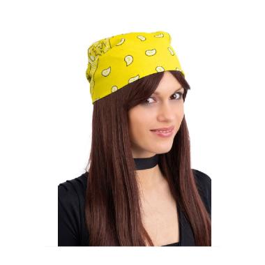 Bandana cowboy giallo fluo