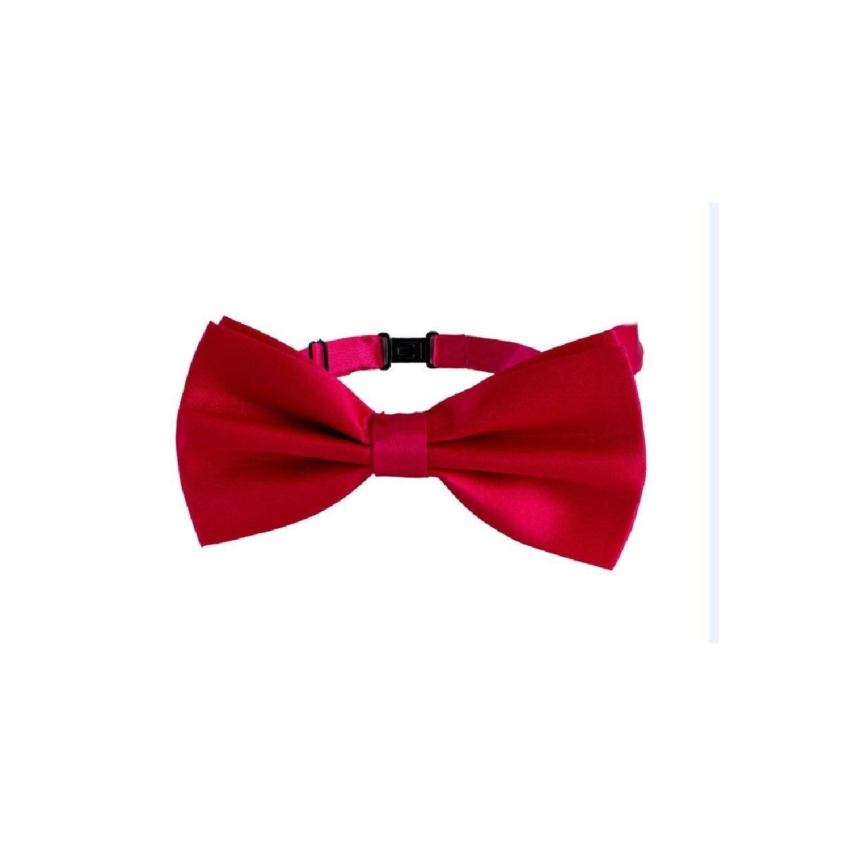 Papillon tessuto rosa fluo