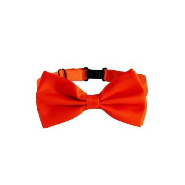 Papillon tessuto arancione fluo